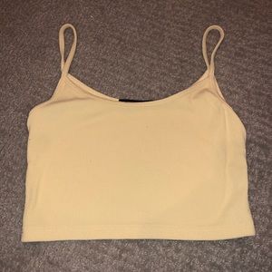 light yellow brandy melville tank